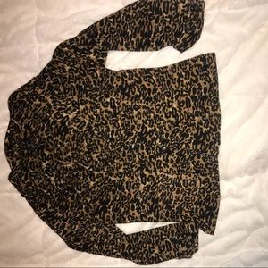 Cheetah Print Blazer Jacket